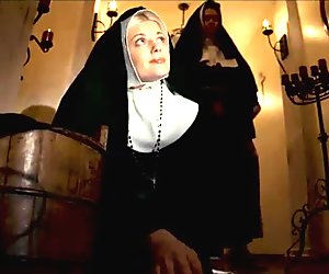 Busty Lesbian Nuns Eat Each Other Out as Sister Secretly Watches