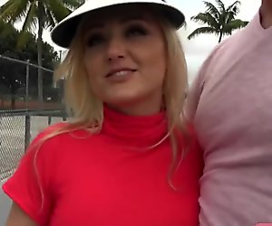 Blonde milf Kristina gets roughly banged in doggy - Kristina Blond