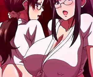 Hentai busty girl gets creampie