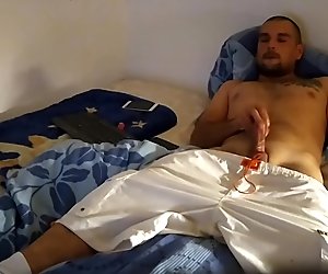 pollish guy jerking off to orgasm